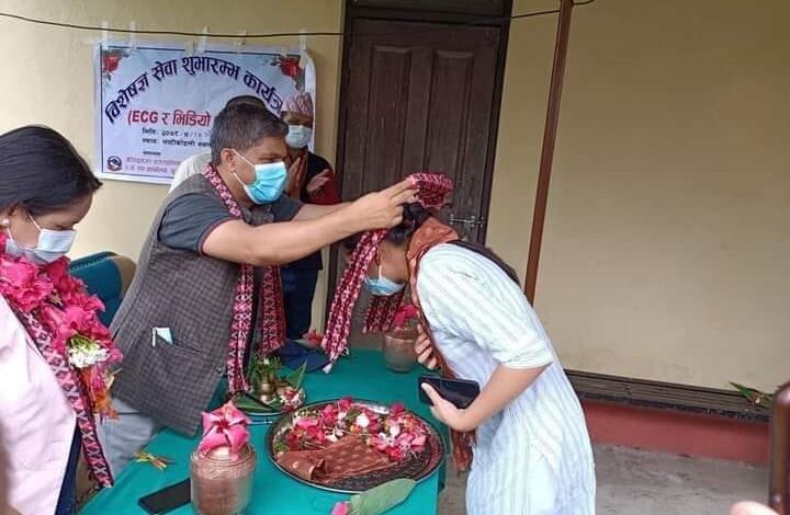 Photo of लाटीकोईली स्वास्थ्य चौकीमा विशेषज्ञ सहित ईसिजि र भिडियो एक्सरे सेवा शुभारम्भ