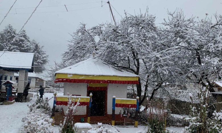 Photo of हिउँले ढाक्यो कर्णालीका हिमाली जिल्ला